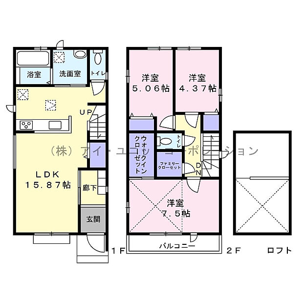 間取図です。
