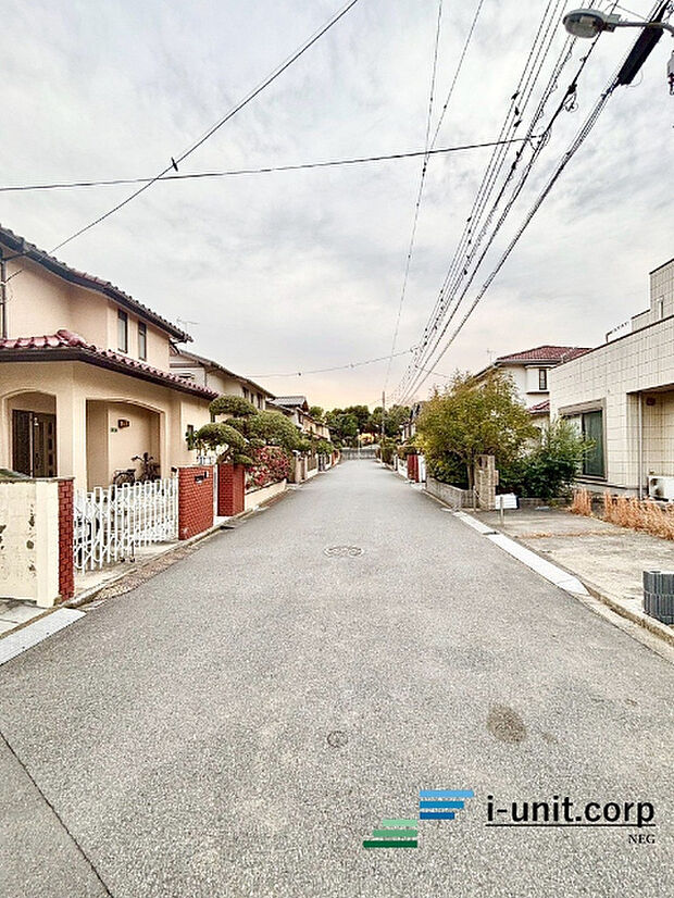 前面道路です。