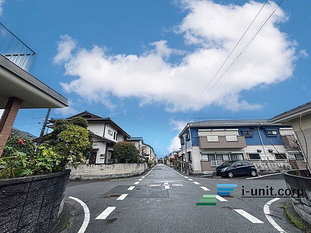 前面道路です。