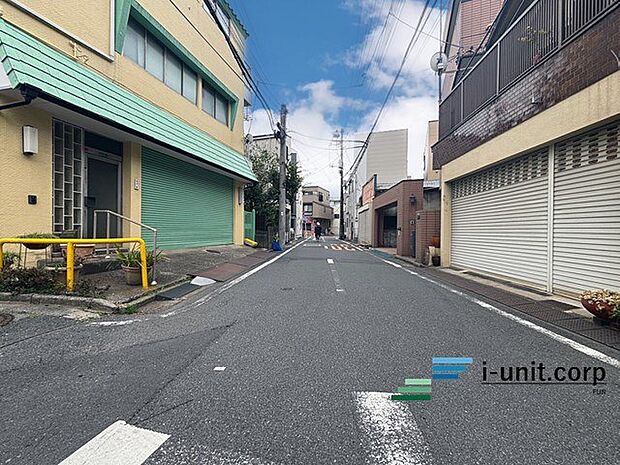 前面道路です。