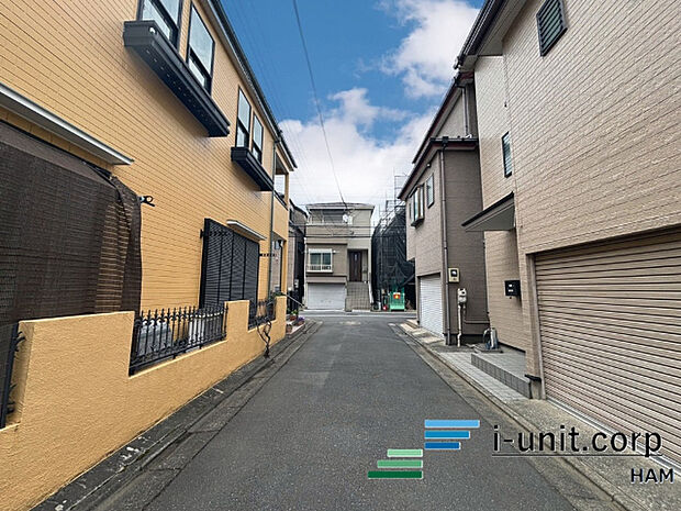 前面道路です！