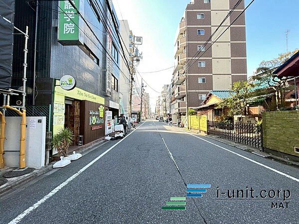 前面道路です。