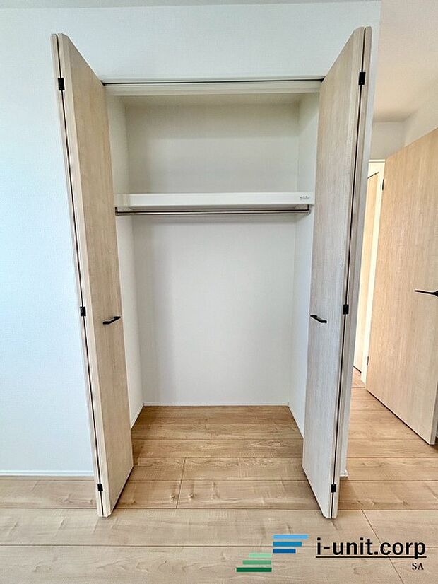 奥行きのある収納スペースです。