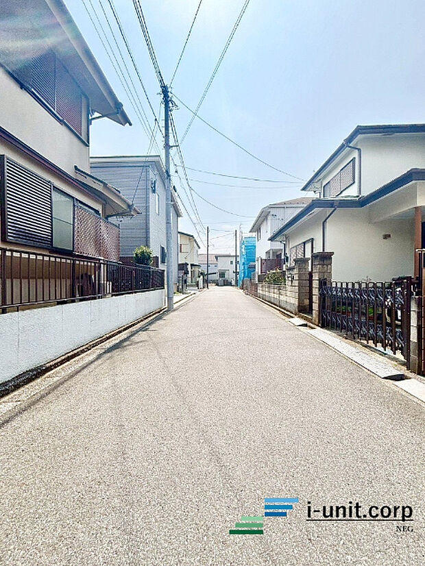 前面道路です。
