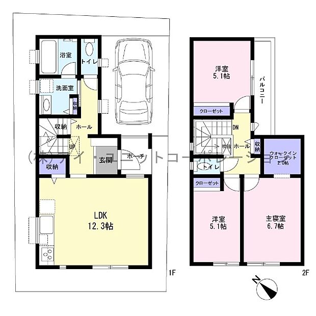 間取り図です。