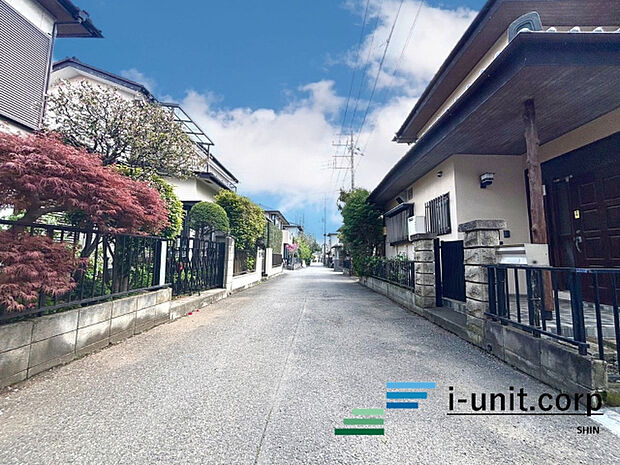 前面道路です。