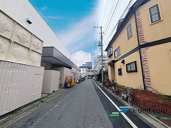 前面道路です。