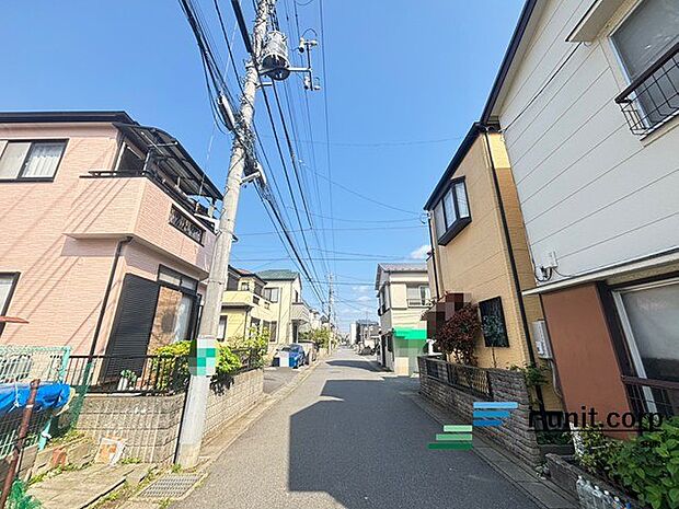 前面道路です。