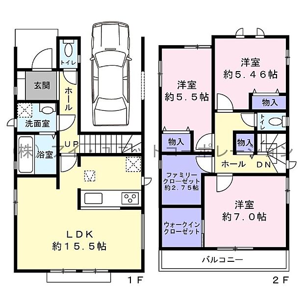 間取図です。
