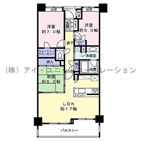 間取図です。