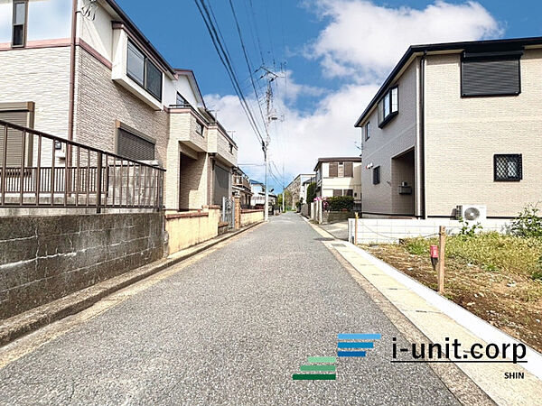 前面道路です。