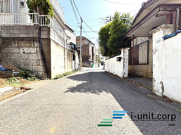 前面道路です。