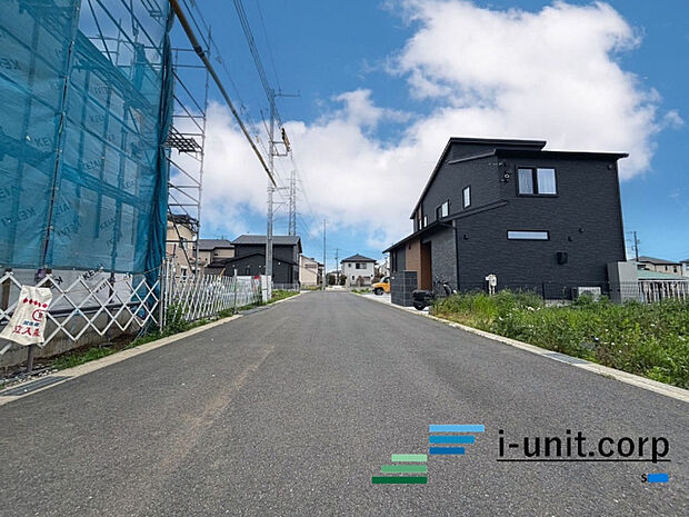 前面道路です。