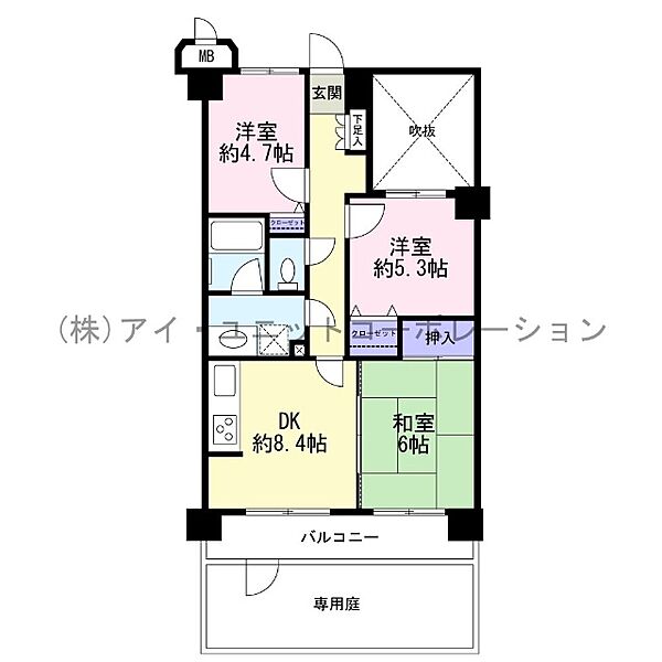 間取り図です。