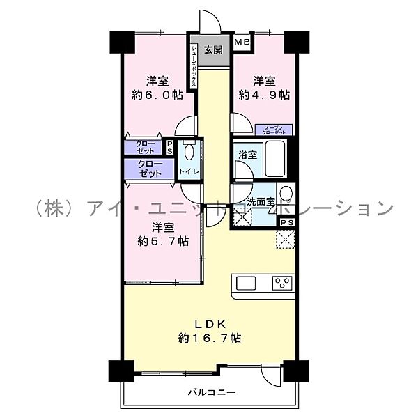 間取図です。