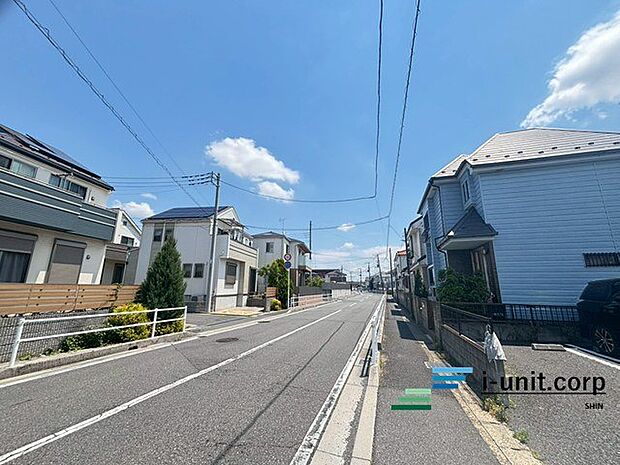 前面道路です。