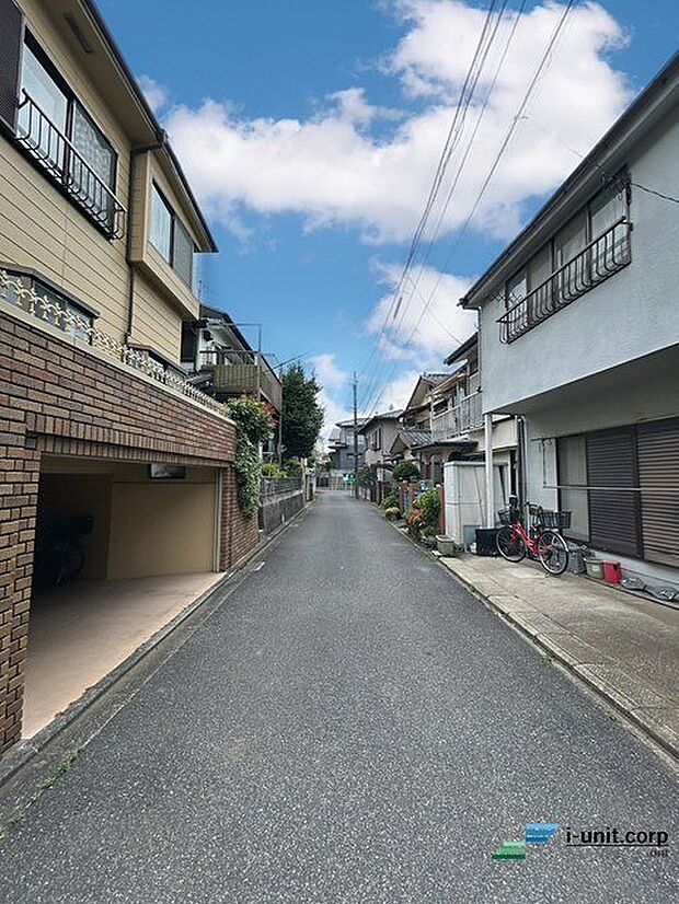 前面道路です。