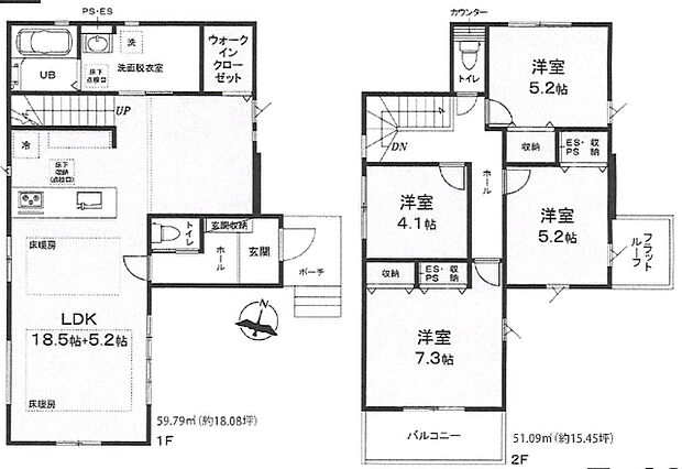 間取図です。