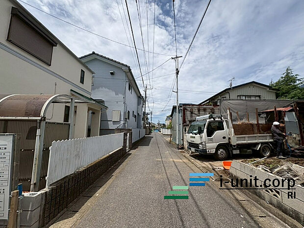 前面道路です。
