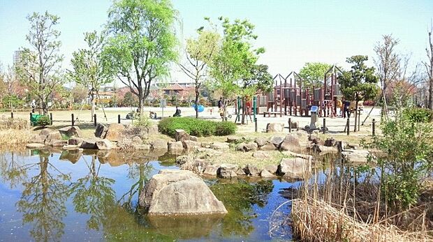 公園「大洲防災公園まで2731m」