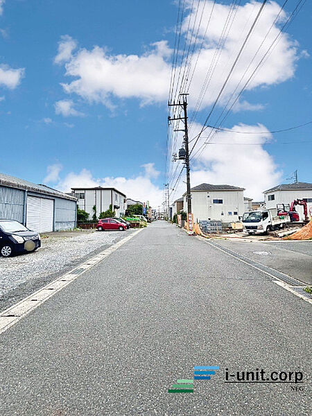 前面道路です。