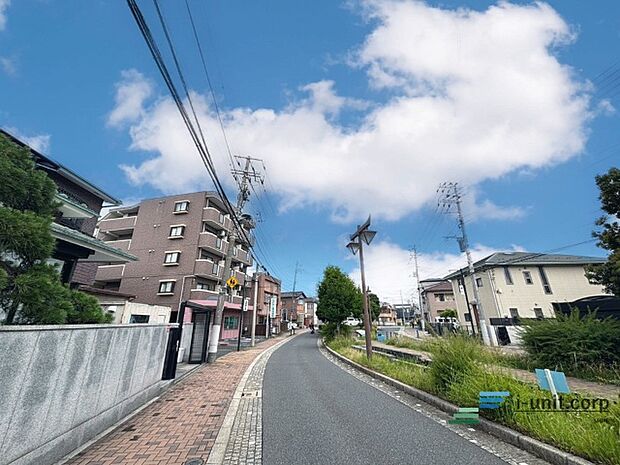 前面道路です。