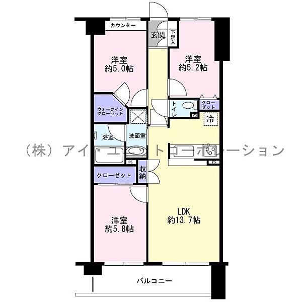間取りを拡大表示