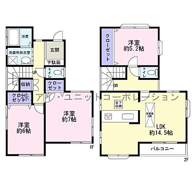 間取り 船橋市二和西4丁目　中古戸建
