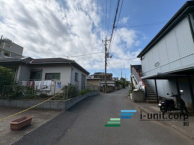前面道路です。