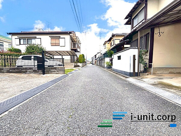 前面道路です。
