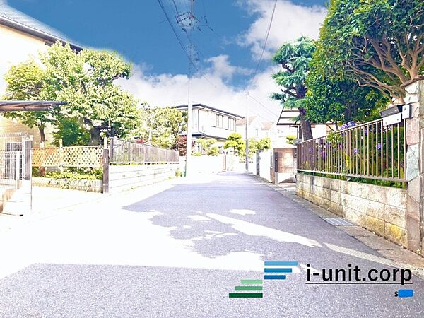 前面道路です。