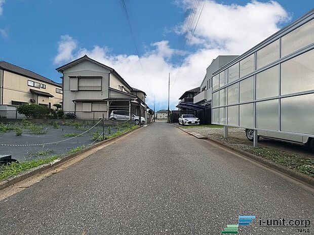 前面道路です。
