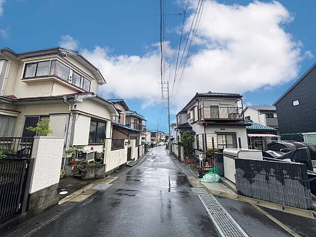 前面道路です。