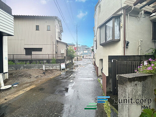 前面道路です。