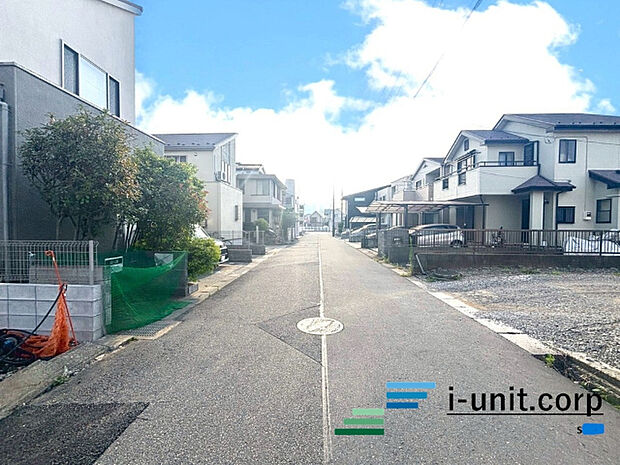 前面道路です。