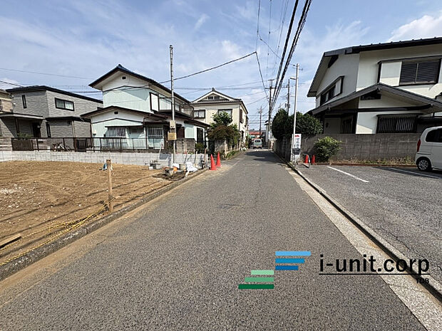 前面道路です。