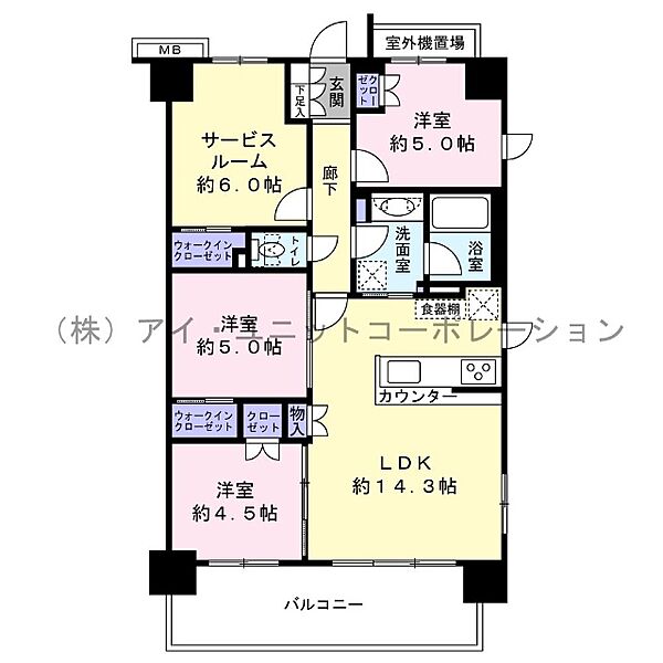 間取図です。