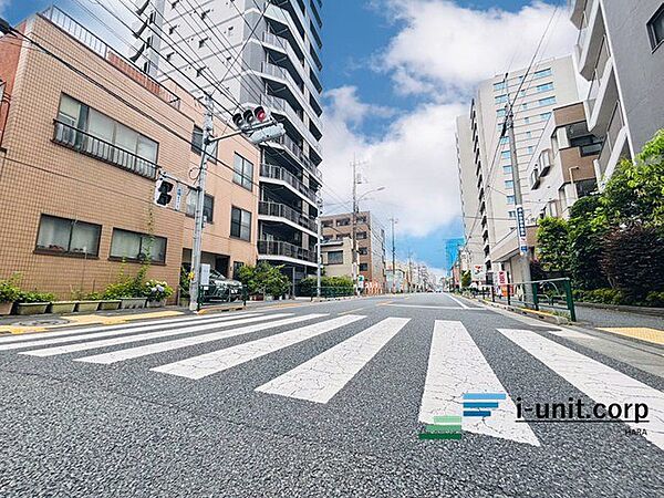 前面道路です。