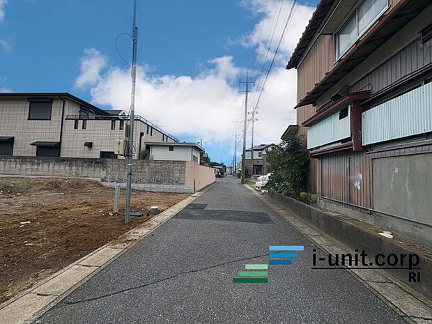 前面道路です。