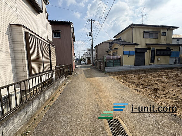前面道路です。