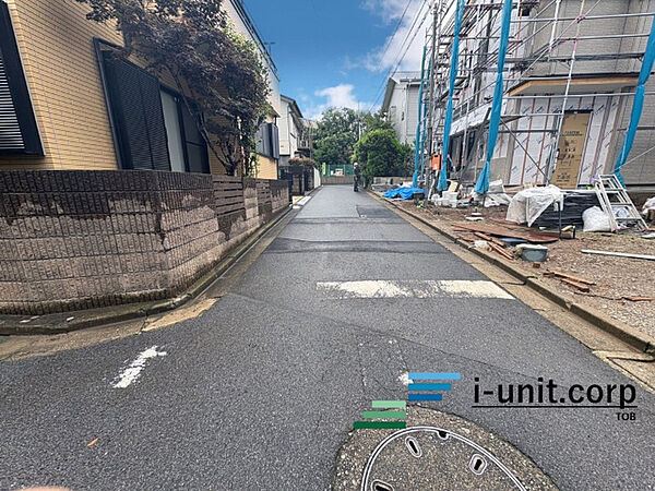 前面道路です。