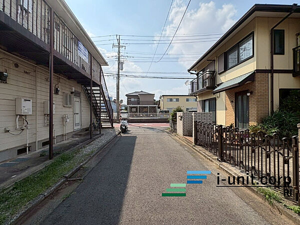 前面道路です。