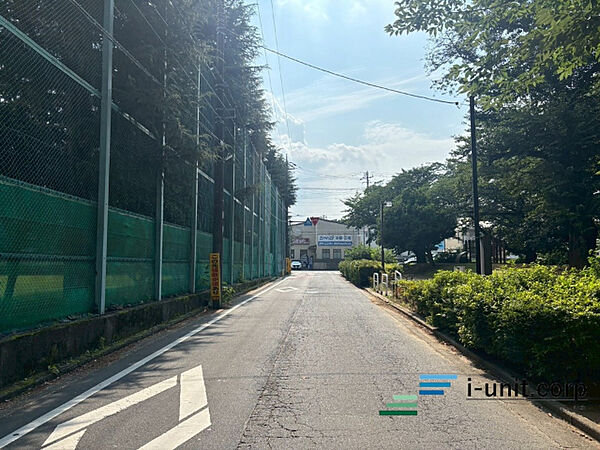 前面道路です。