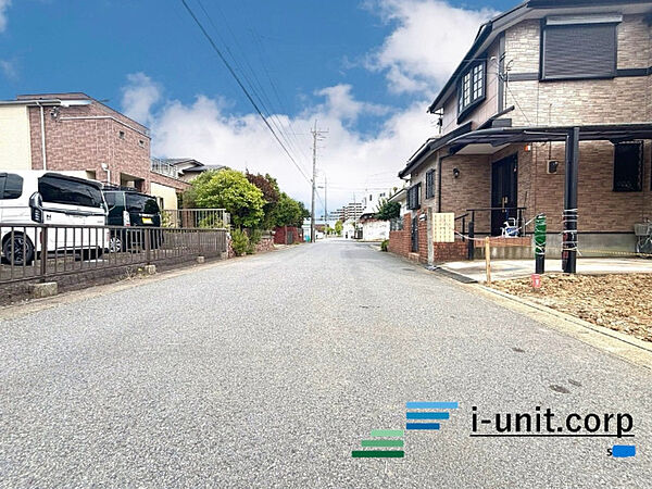 前面道路です。