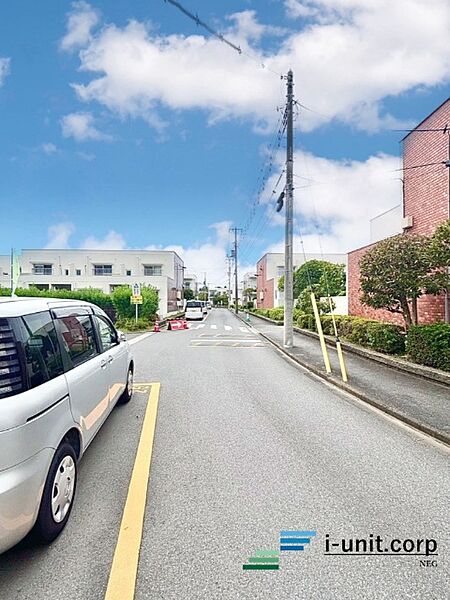 前面道路です。