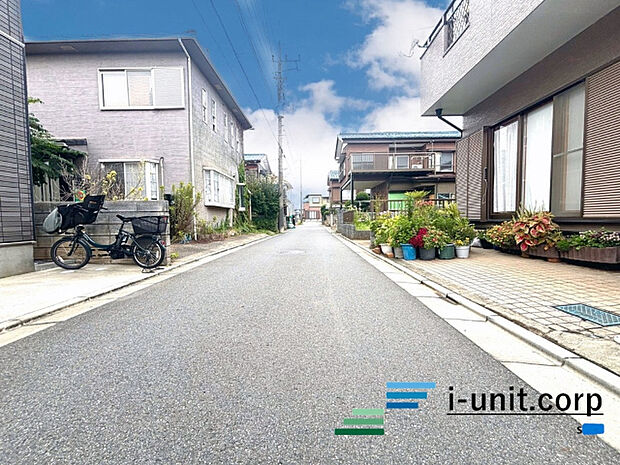 前面道路です。