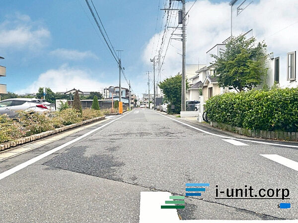 前面道路です。
