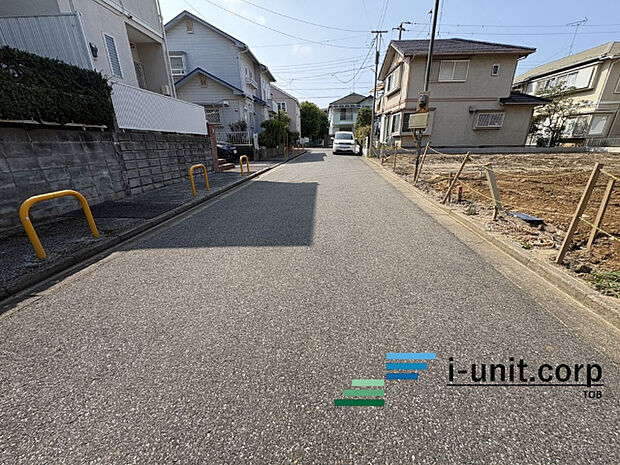 前面道路です。
