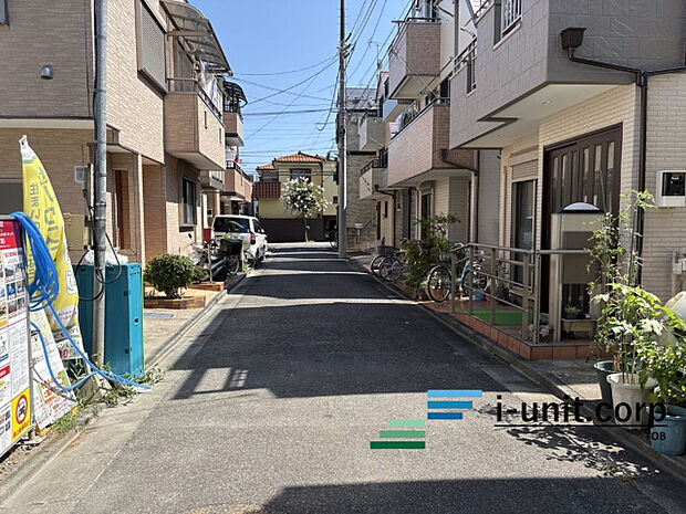 前面道路です。