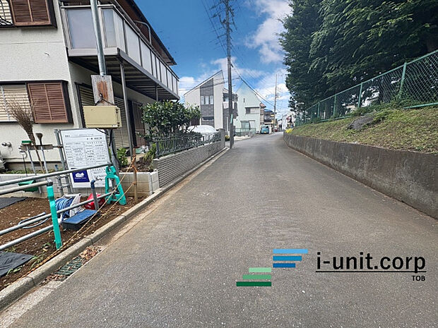 前面道路です。